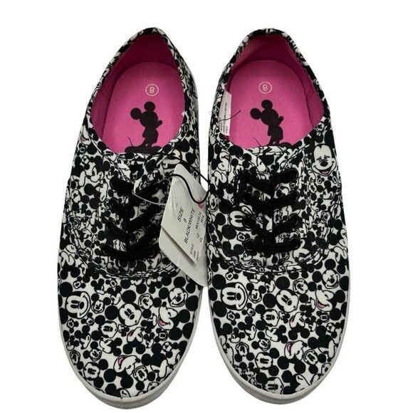 Disney Mickey Mouse Sneakers Size 8 NWT - Picture 1 of 9
